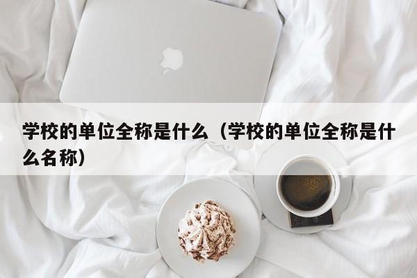 学校的单位全称是什么（学校的单位全称是什么名称）